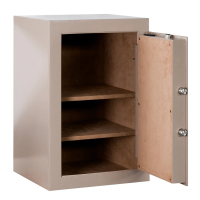 Сейф заказной с полками и внутренней отделкой алькантара